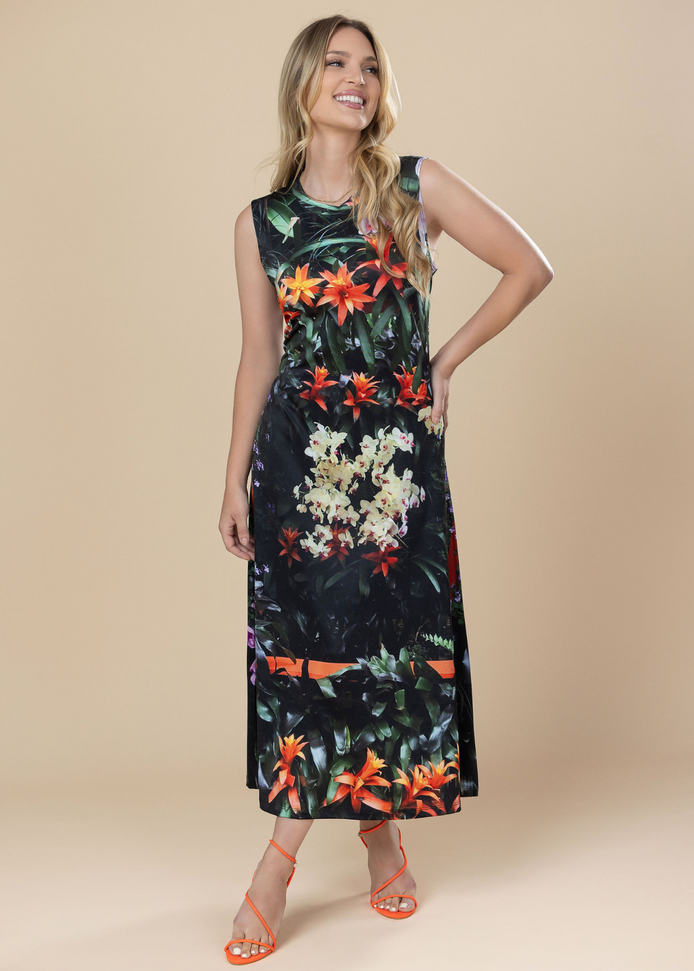 Vestido Lena - Flores en abundancia