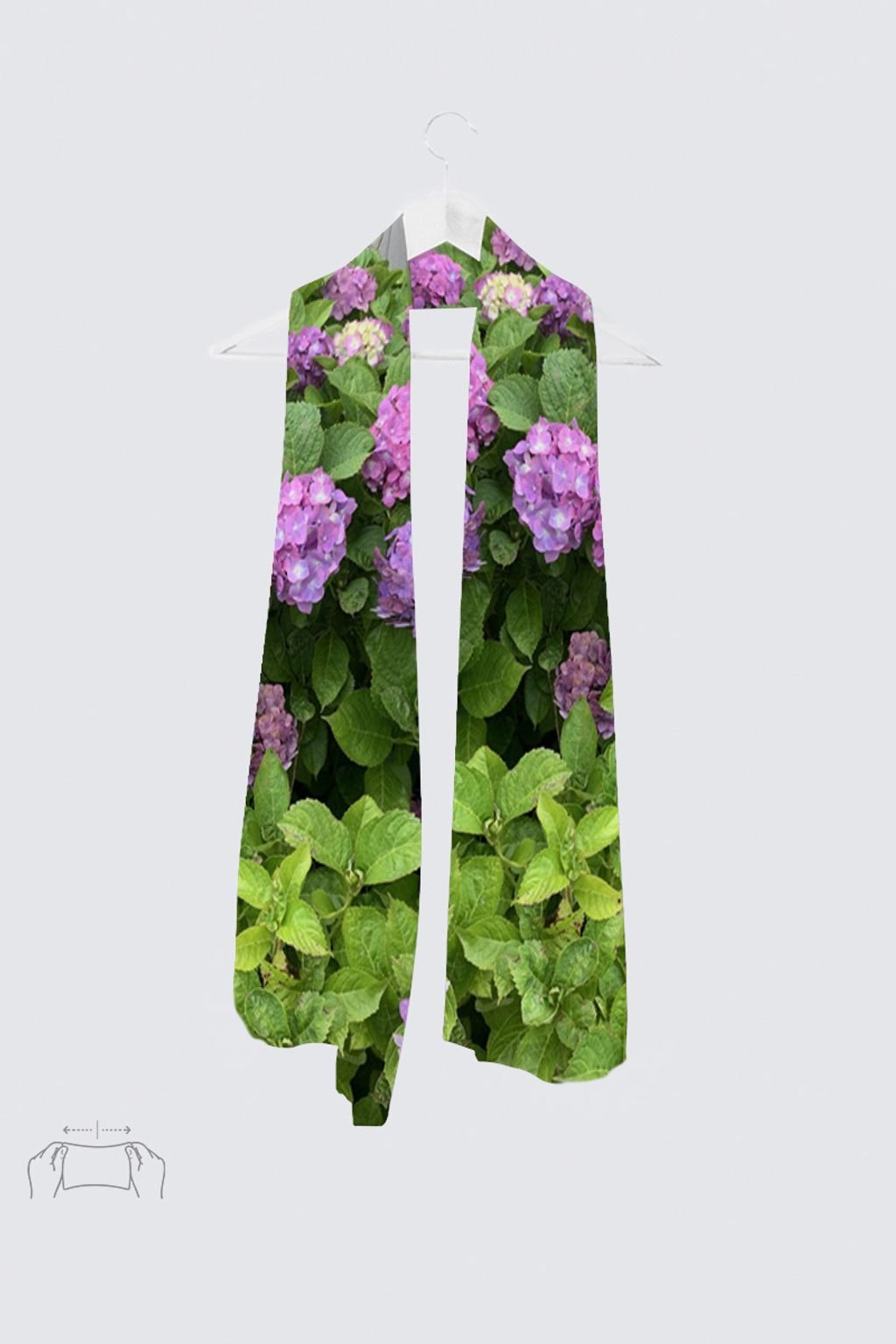 Hydrangea Haven Vivienne In Knit Chiffon Scarf image 0