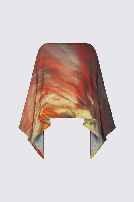 Sunset at Longboat Key Ava Poncho Sweater Knit image 0