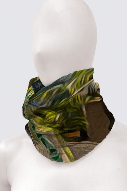 Whimsy Sail Sweater Knit Alice Tube Scarf image 0