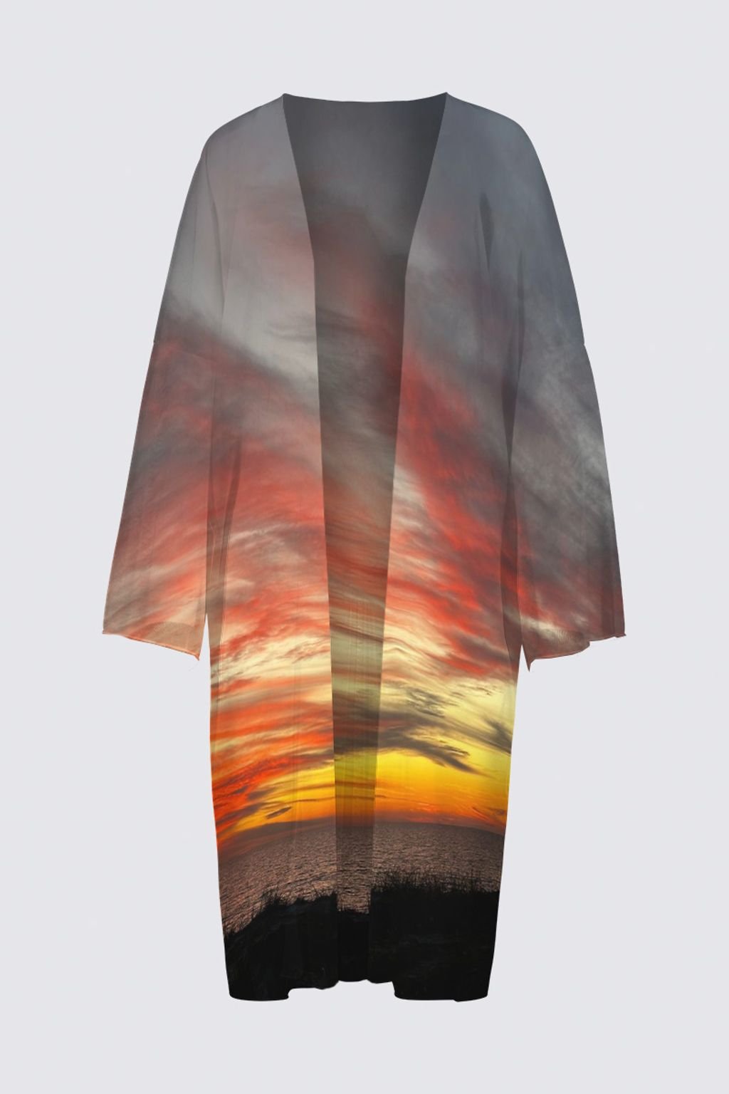 Sunset at Longboat Key Elani Kimono image 0