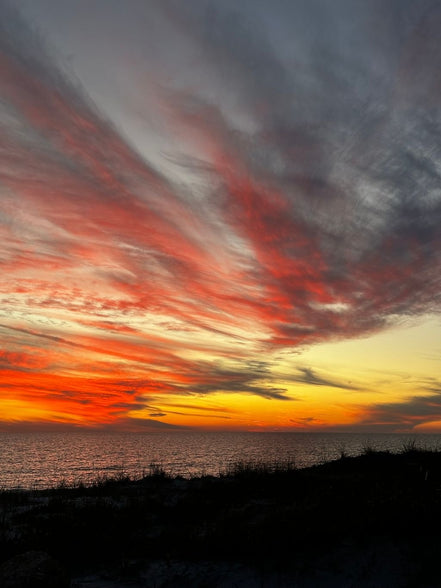 Sunset at Longboat Key Sweater Knit Alice Tube Scarf image 2