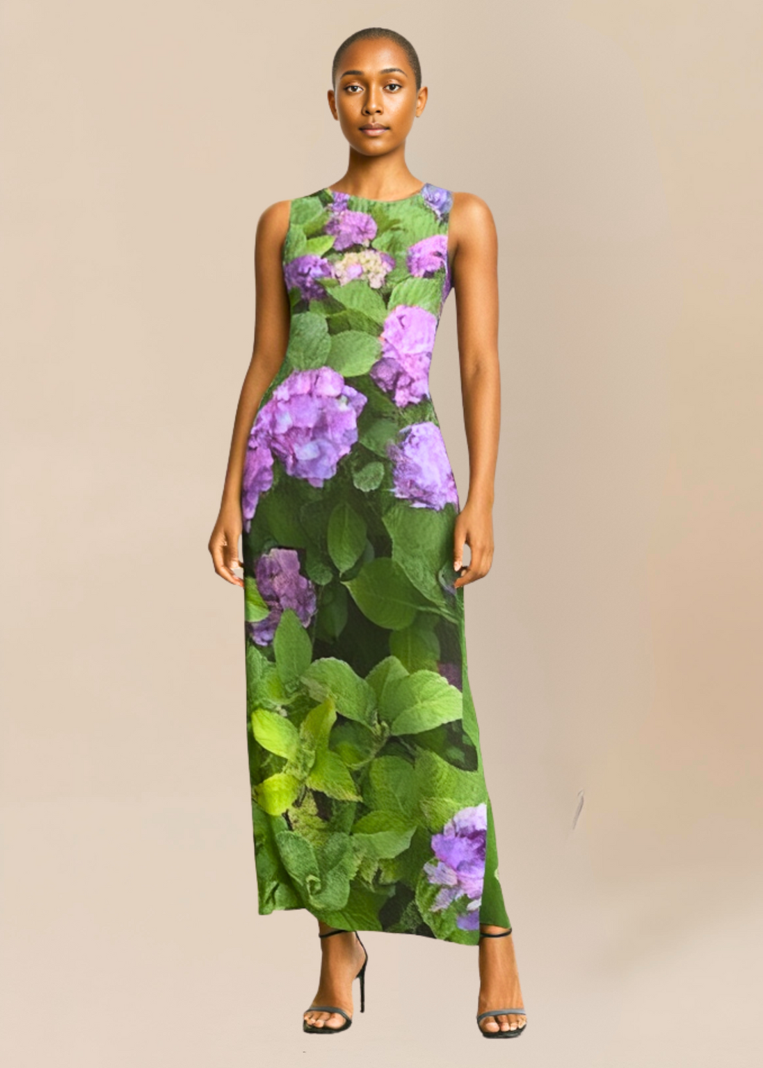 Lena Dress - Hydrangea Haven