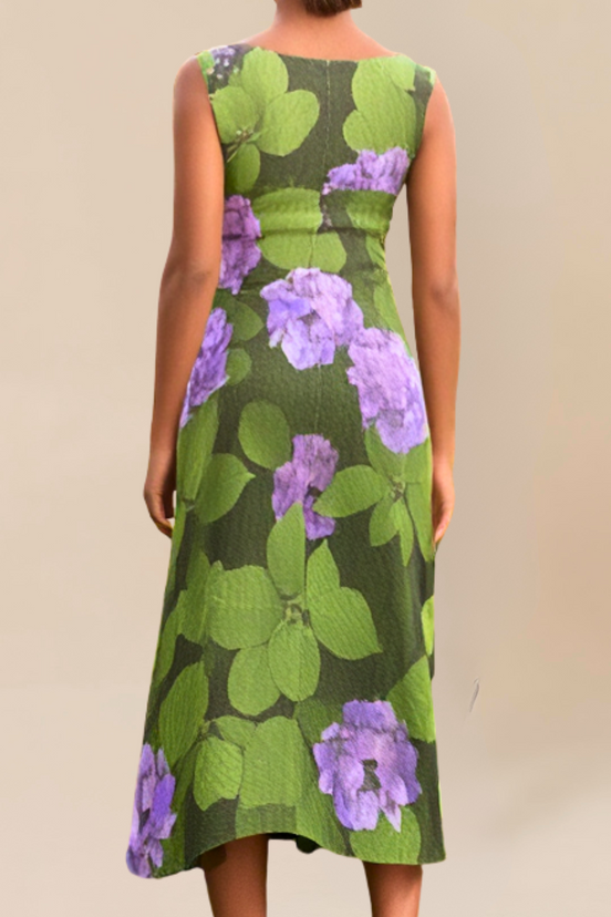 Lena Dress - Hydrangea Haven