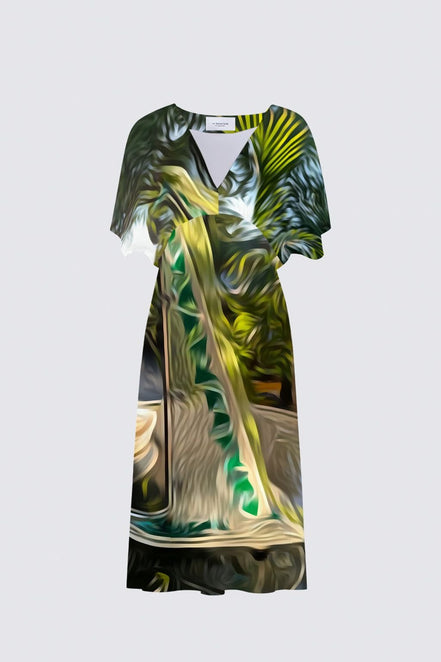 Whimsy Sail Sarah V-Neck Dress image 0