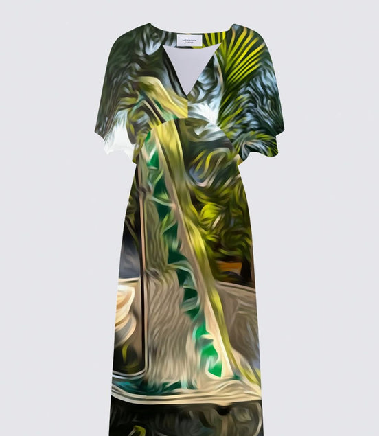 Whimsy Sail Sarah V-Neck Dress image 0