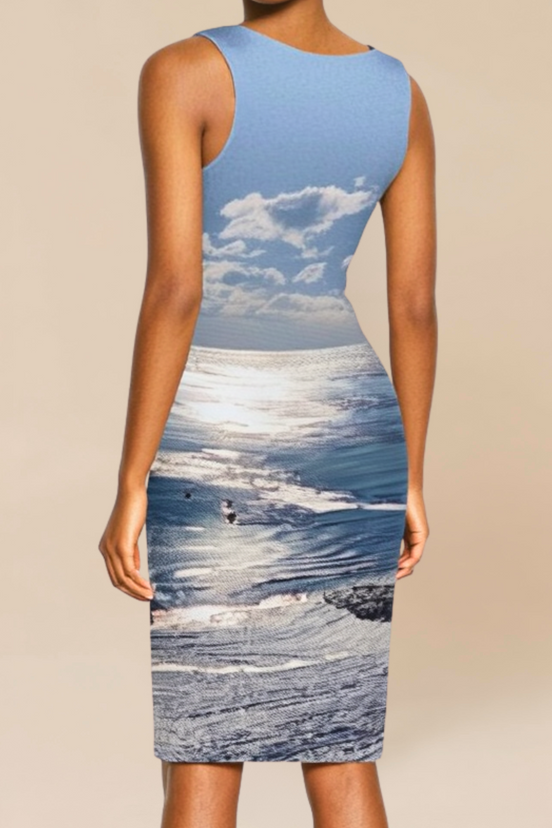 Anais Dress - Birds at Sunrise