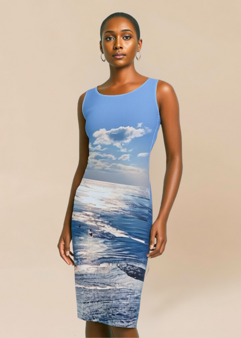 Anais Dress - Birds at Sunrise
