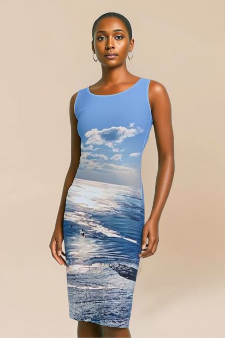 Anais Dress - Birds at Sunrise