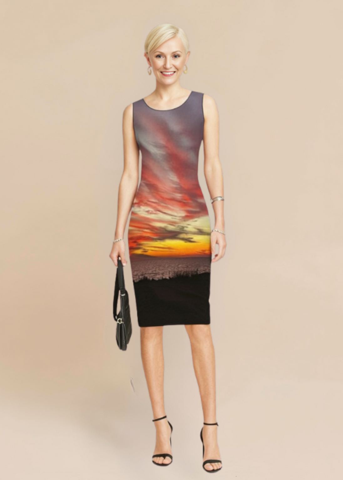 Anais Dress - Sunset at Longboat Key
