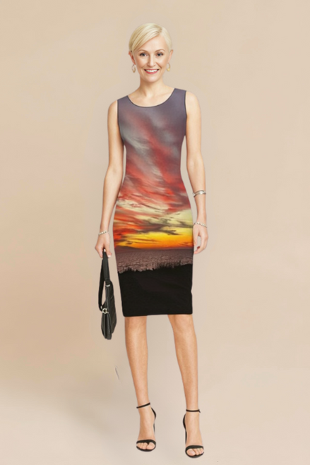 Anais Dress - Sunset at Longboat Key