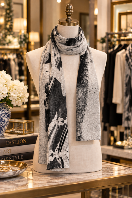 Aspen (Sweater Knit) Scarf - Shadows
