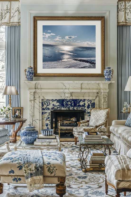 Liliana Maxi Dress - Birds at Sunrise