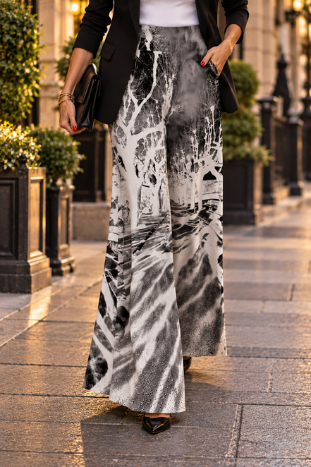 Carla Palazzo Pants - Shadows