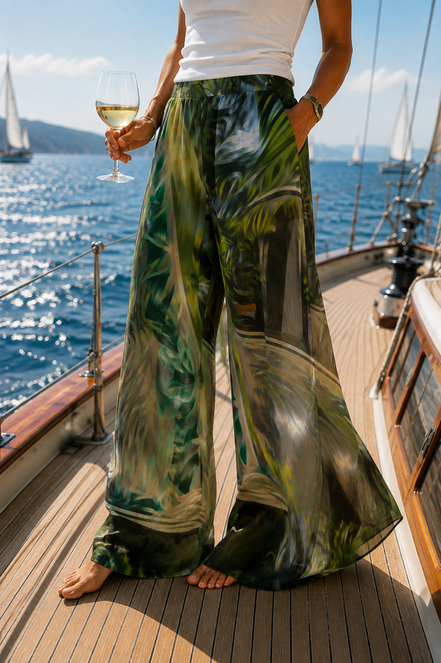 Carla Palazzo Pants - Whimsy Sail