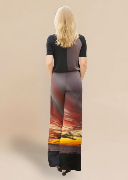 Carla Palazzo Pant - Sunset at Longboat Key