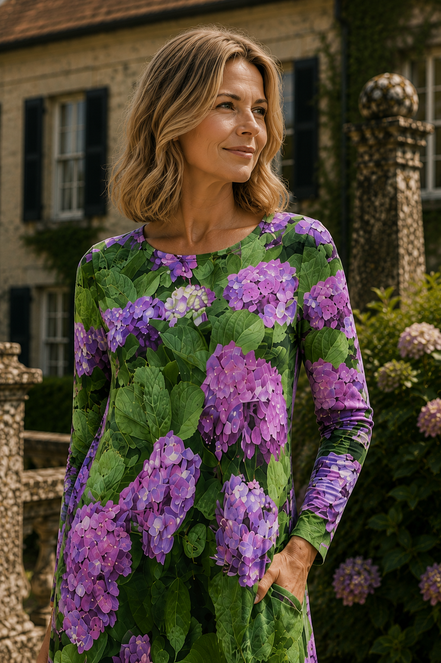 Liliana Maxi Dress - Hydrangea Haven