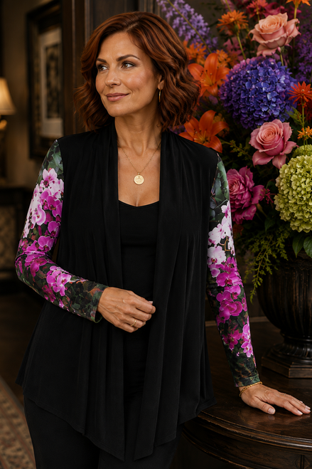 Frida Cardigan - Flowers Galore
