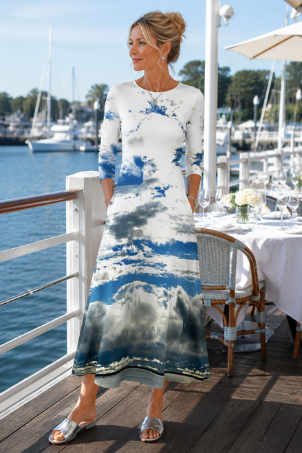 Liliana Maxi Dress - Bay Moon