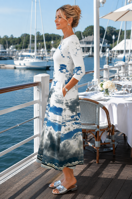 Liliana Maxi Dress - Bay Moon