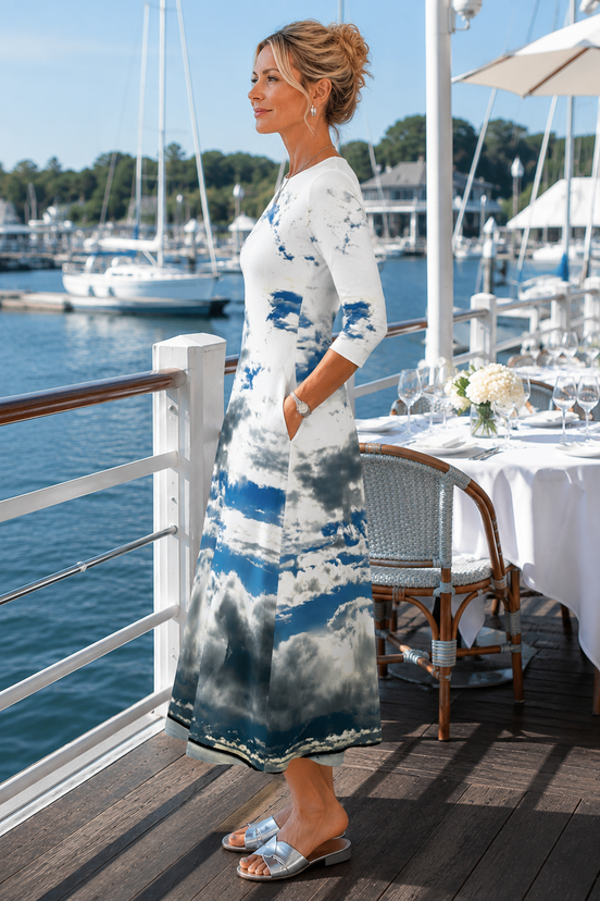 Liliana Maxi Dress - Bay Moon