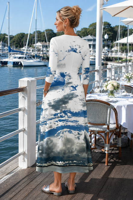 Liliana Maxi Dress - Bay Moon