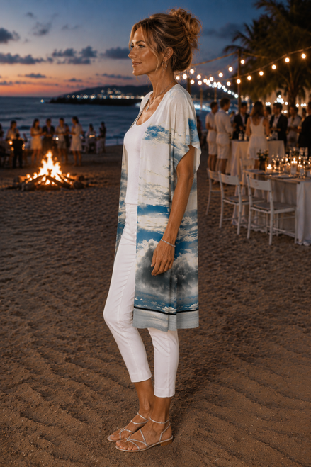 YK Kimono Wrap - Bay Moon