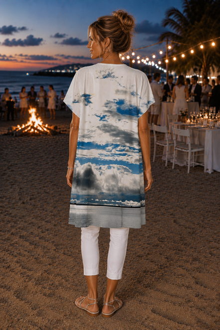 YK Kimono Wrap - Bay Moon