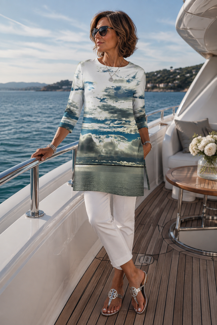Patti Tunic II - Bay Moon