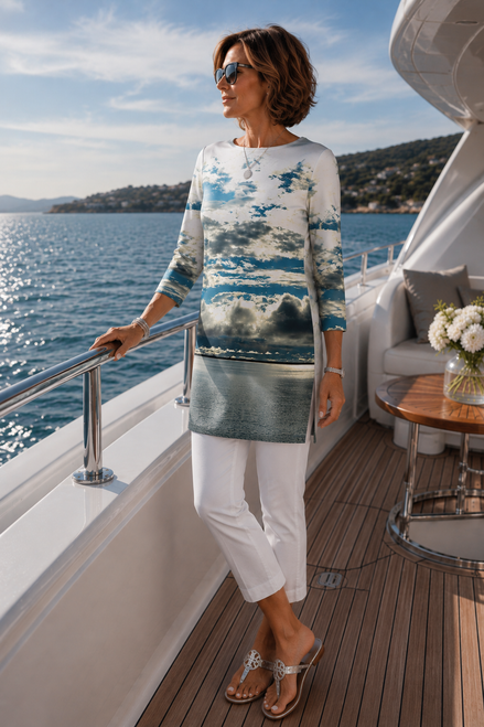 Patti Tunic II - Bay Moon