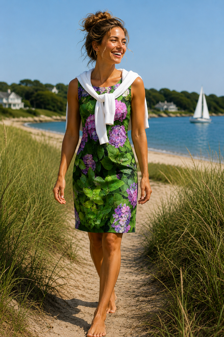 Anais Dress - Hydrangea Haven