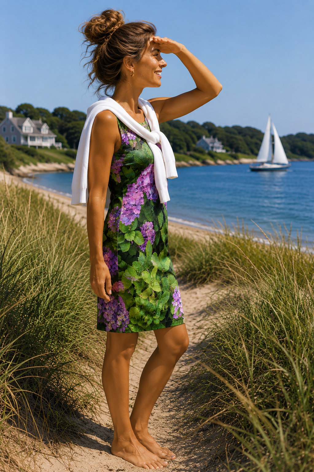 Anais Dress - Hydrangea Haven