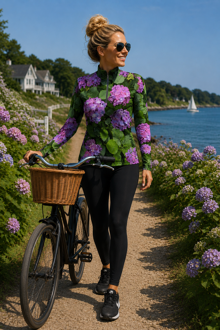 Jamie (Black Zipper) Top - Hydrangea Haven