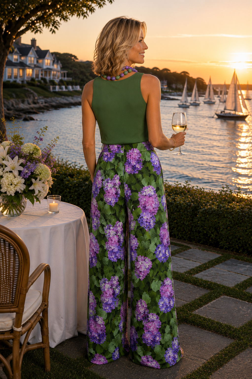 Carla Palazzo Pants - Hydrangea Haven