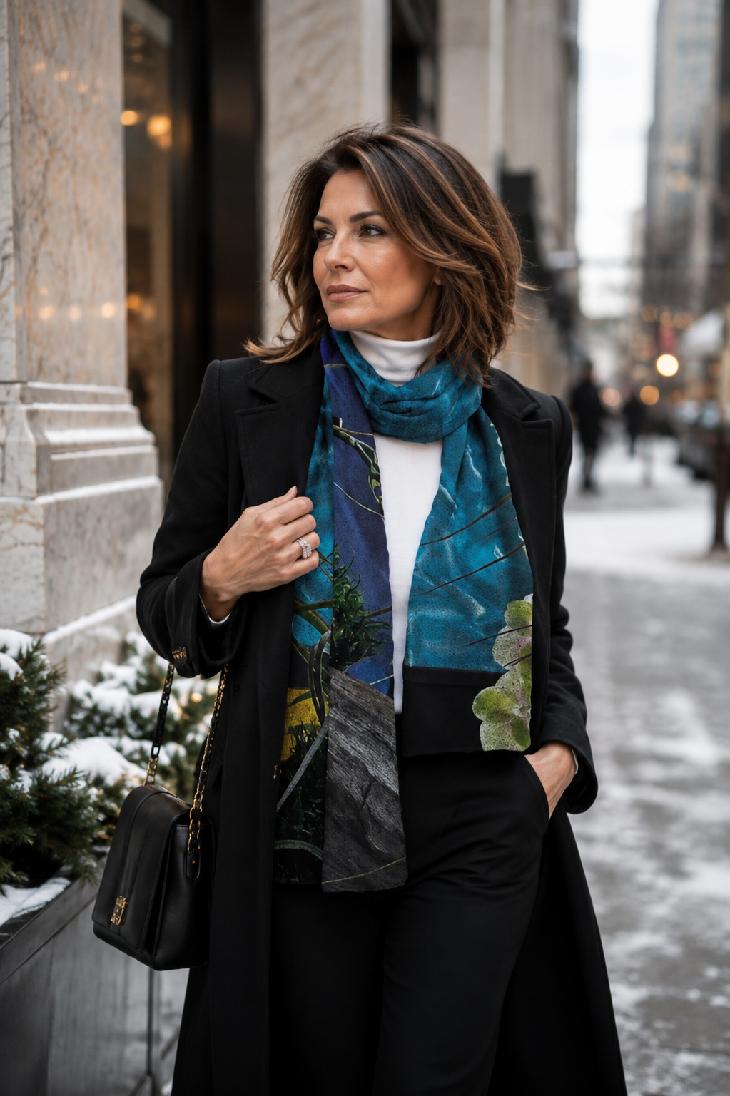 Aspen (Sweater Knit) Scarf - Tiffany Light