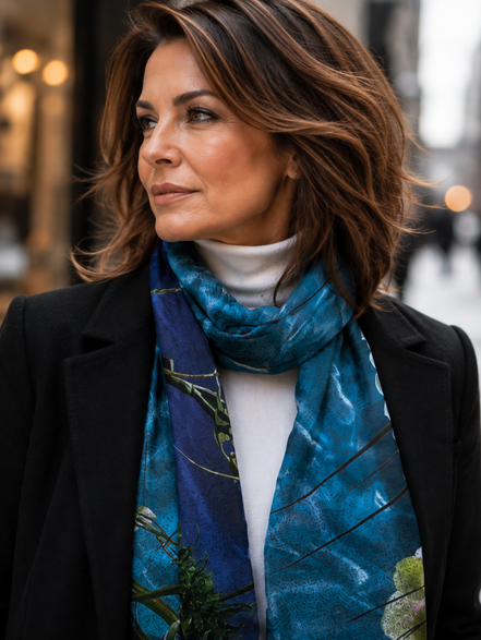 Aspen (Sweater Knit) Scarf - Tiffany Light