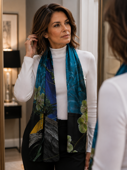 Aspen (Sweater Knit) Scarf - Tiffany Light