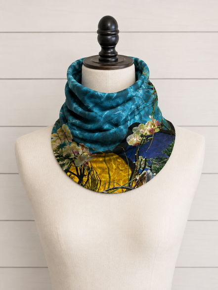 Alice (Sweater Knit) Tube Scarf - Tiffany Light