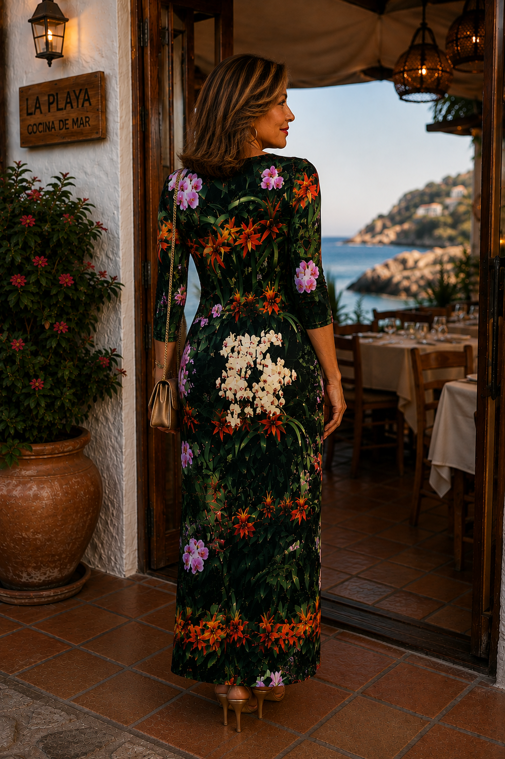 Liliana Maxi Dress - Flowers Galore