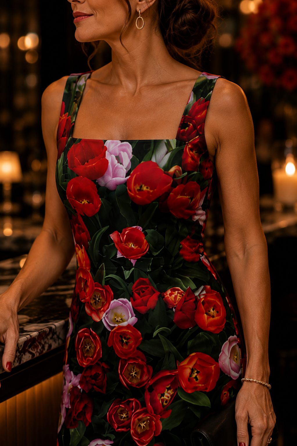 Anais Dress - Tulips