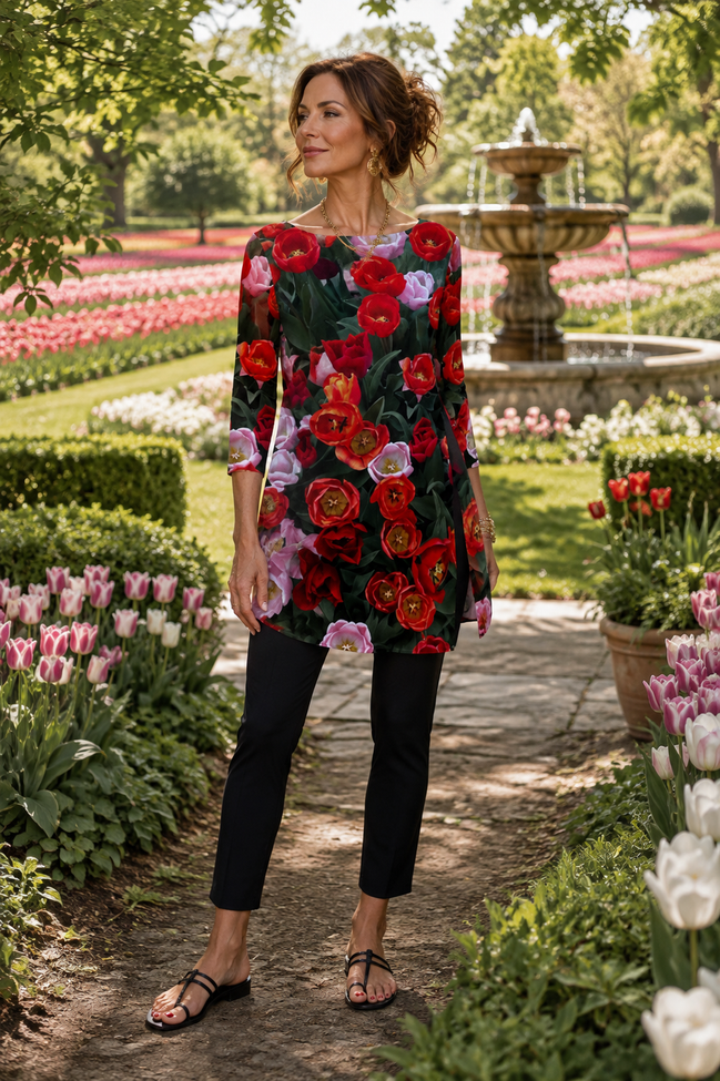 Patti Tunic II - Tulips