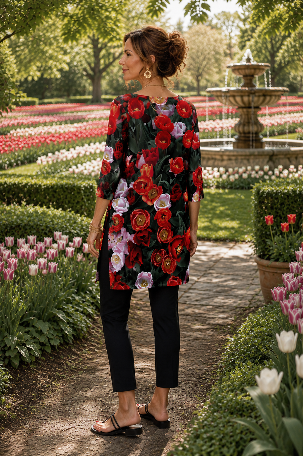 Patti Tunic II - Tulips