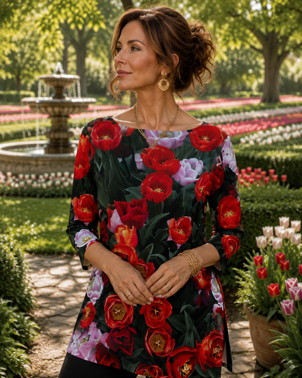 Patti Tunic II - Tulips