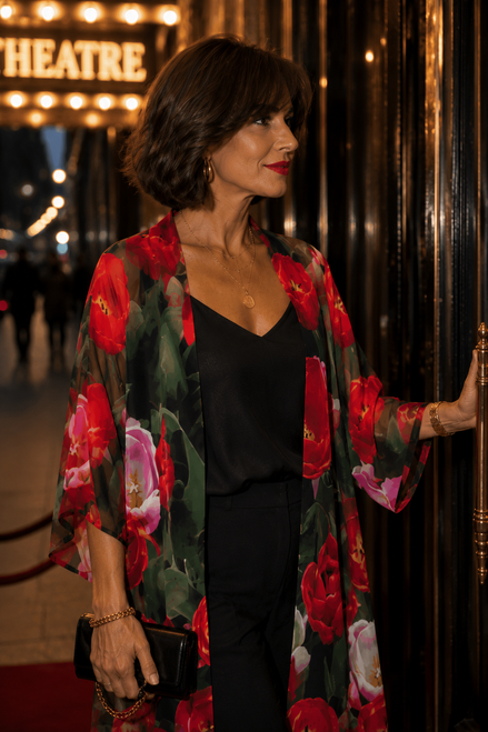 Elani Kimono - Tulips