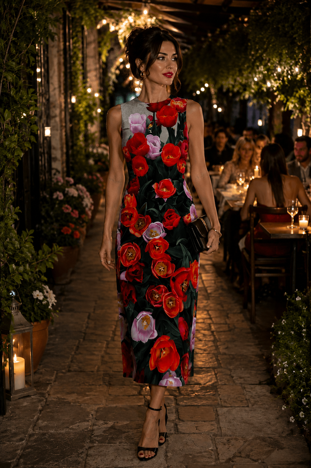 Lena Dress - Tulips