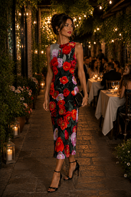 Lena Dress - Tulips