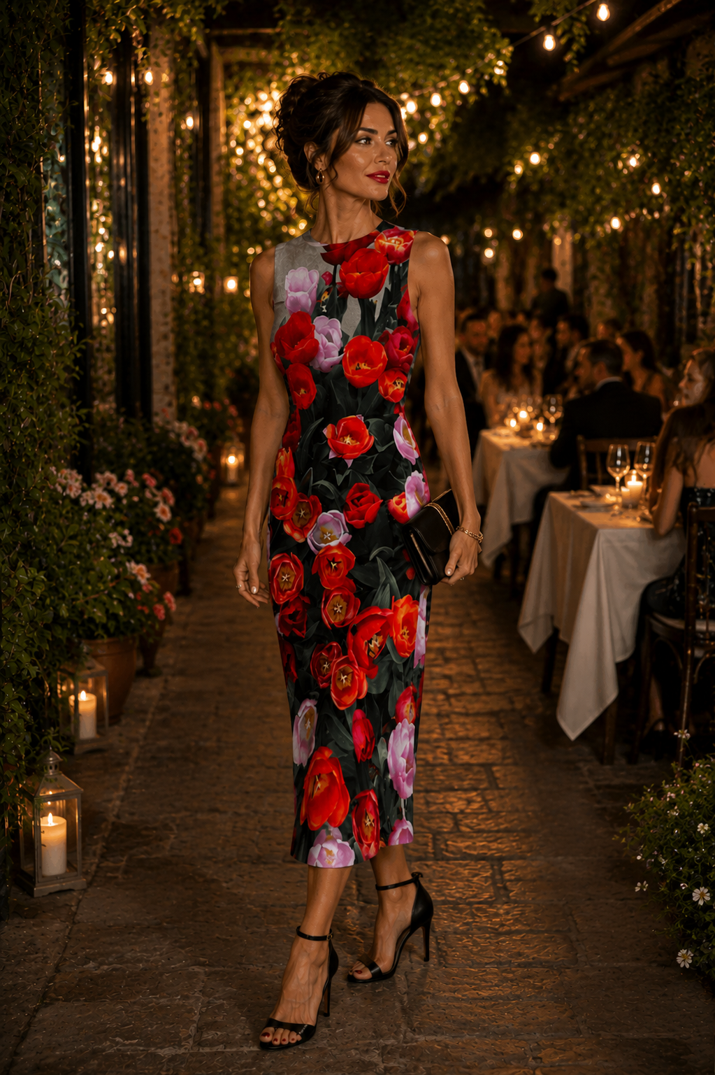 Lena Dress - Tulips