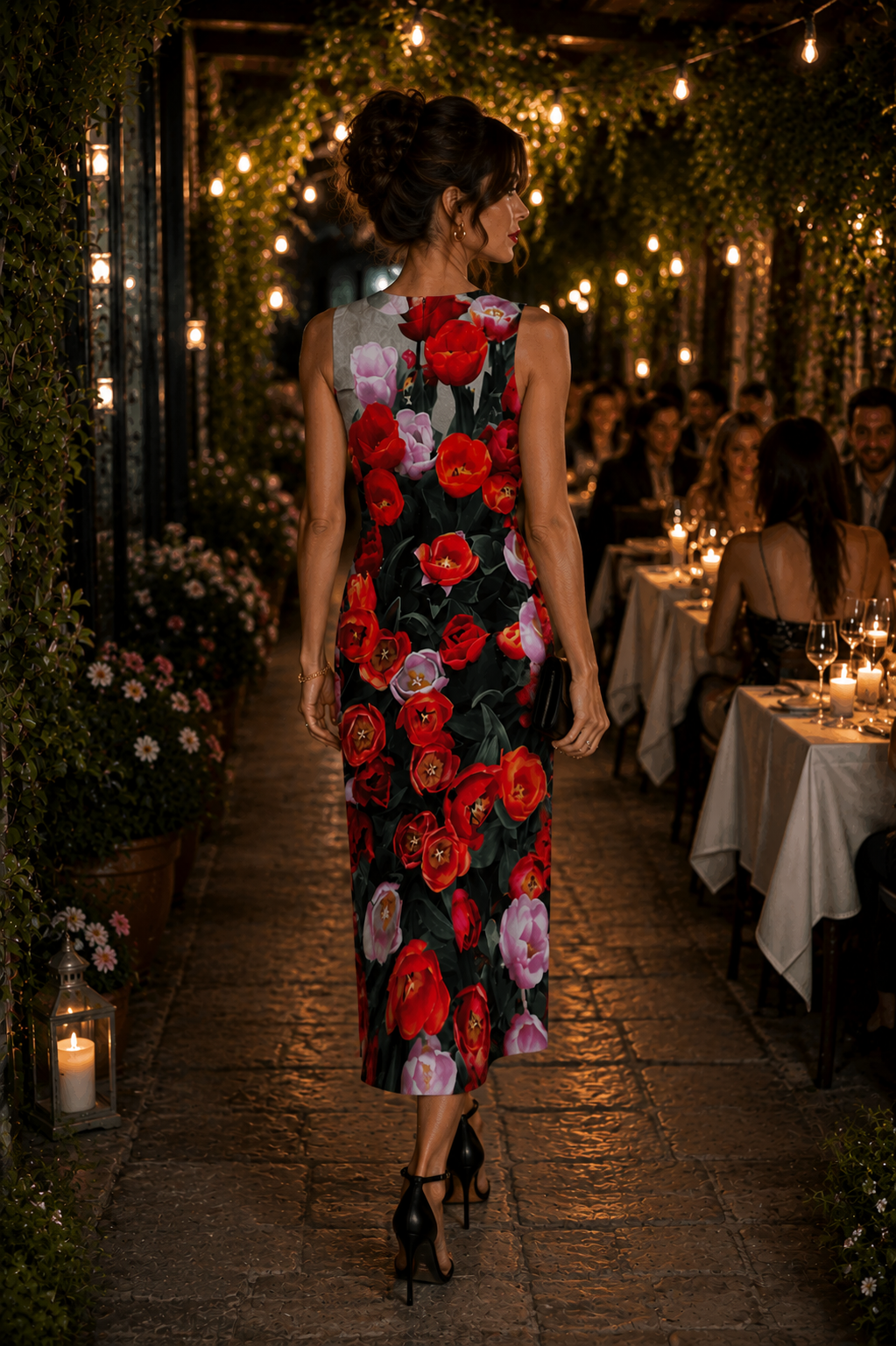 Lena Dress - Tulips