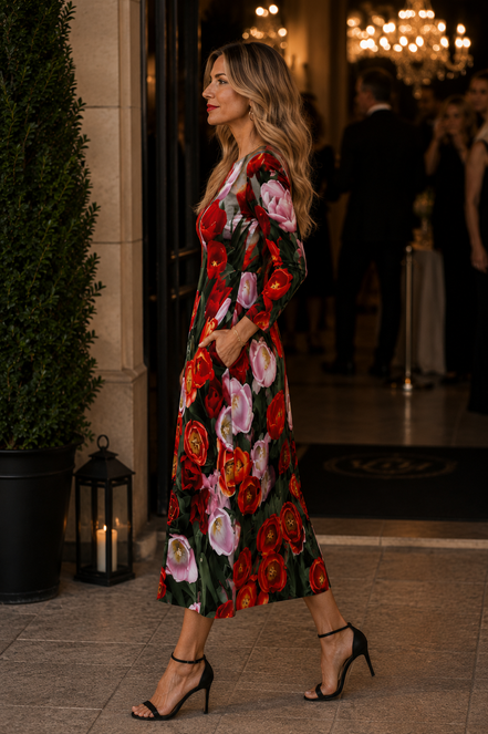 Liliana Maxi Dress - Tulips