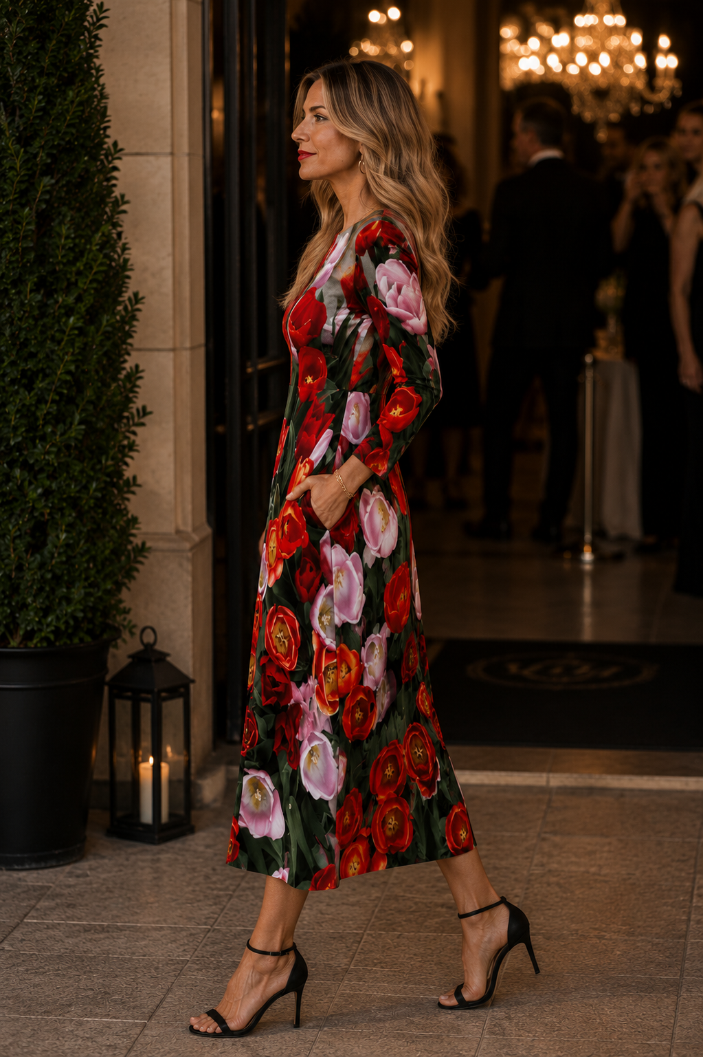 Liliana Maxi Dress - Tulips